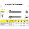 External Turning Tool Holder SNMG Carbide Inserts MSKNR/L Lathe Cutting Tools