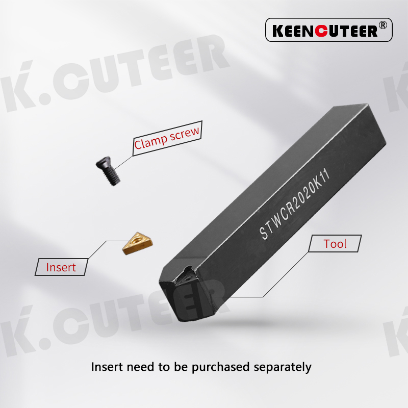 CNC Lathe Machine Turning Tools External Turning Tool Holder for TCMT11/16 Carbide Inserts
