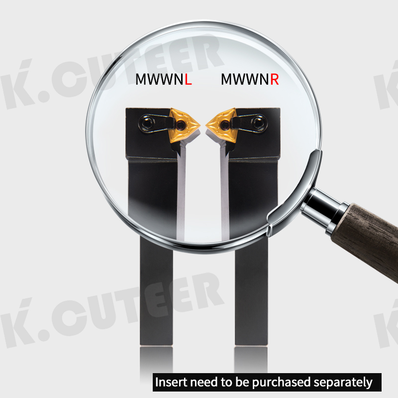 MWWNR2020K08 MWWNR2525M08 MWWNL2525M08 External Turning Tool Holder MWWNR/LLathe Bar CNC Cutting Tools