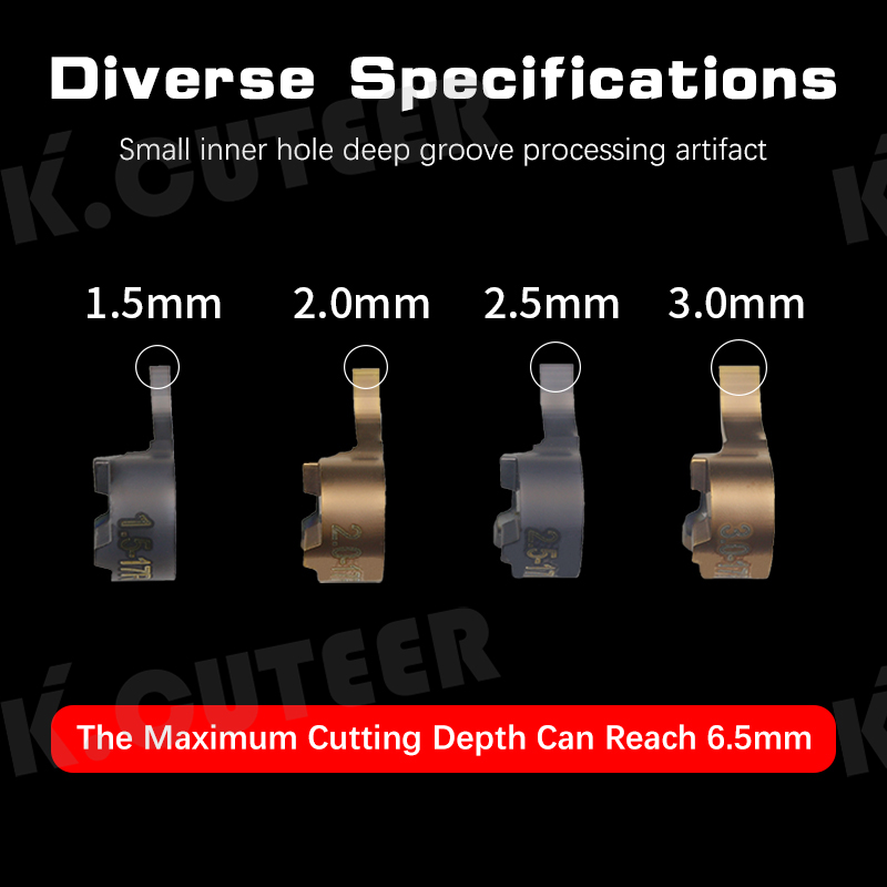 Keencuteer Groove Comma Internal Holder Small Hole Deep Groove Processing Tool