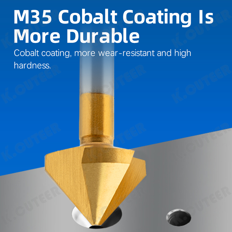 Precision 90 Degree Chamfer Tool for CNC and Metal Fabrication