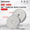 Precision Metric Internal Thread Ring Gauge Set for Machining QC Inspection Tools