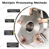 HSB-MFPN66 CNC Shoulder Face Mill Head for Heavy Cutting MFPN Indexable Milling Cutter and PNMU Carbide Milling Insert Lathe