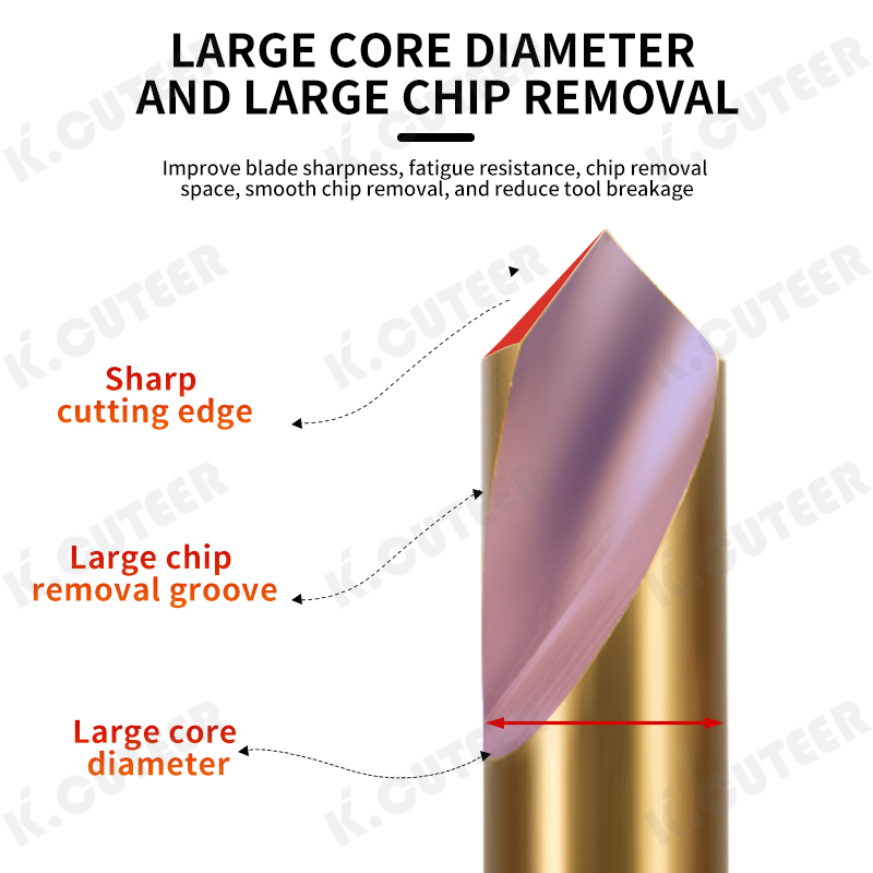 90 Degree Cobalt Coated High-Speed Steel Drill Tool