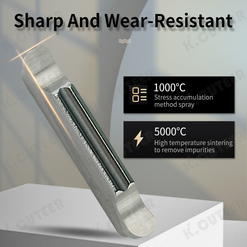 MGGN H01 Hard Alloy Round Head Blade 150-500mm for Aluminum CNC Groove Cutting - Precision Industrial Tool