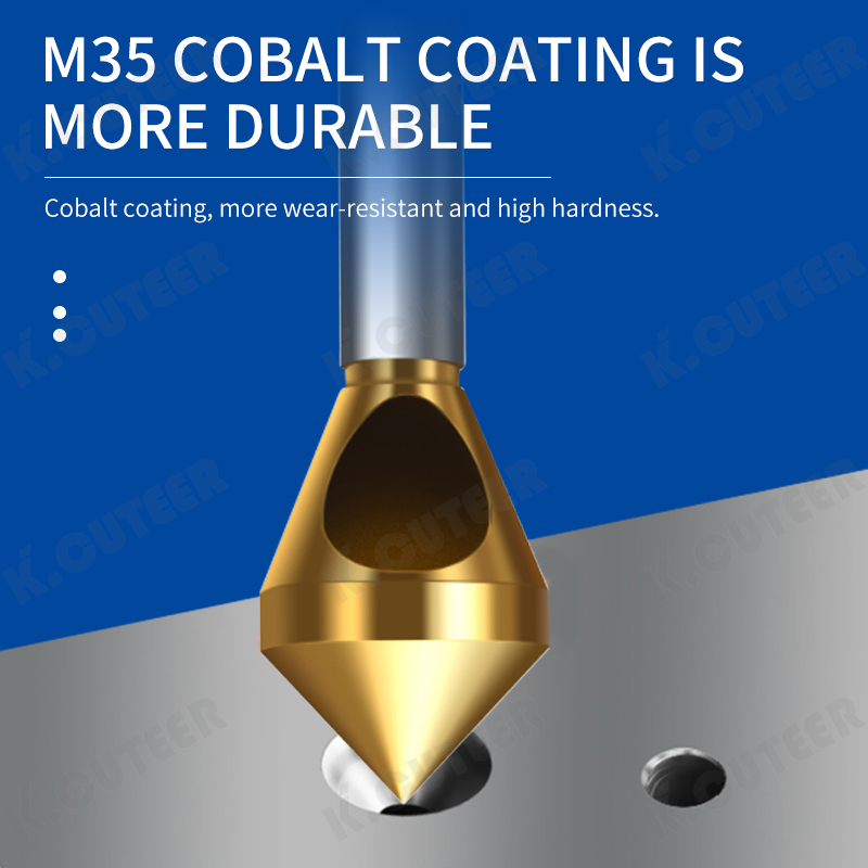 High-Speed Steel Chamfer Cutter with Cobalt Titanium Coating