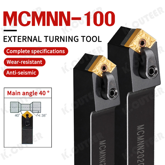 Durable External Turning Tool Holder for Precision Lathe Work
