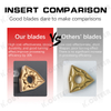 Carbide Inserts for External Turning Tool Wnmg Blade Blade Stainless Steel Cutter