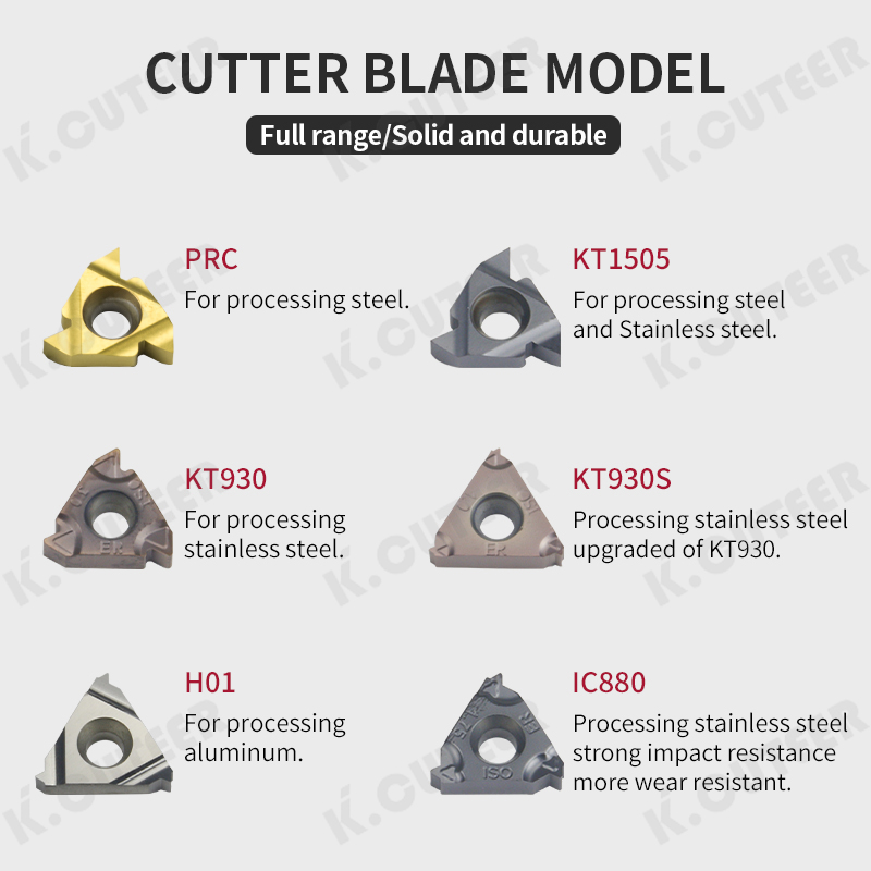 External Thread Turning Tools Lathe Cutter 16er Carbide Inserts CNC Holder