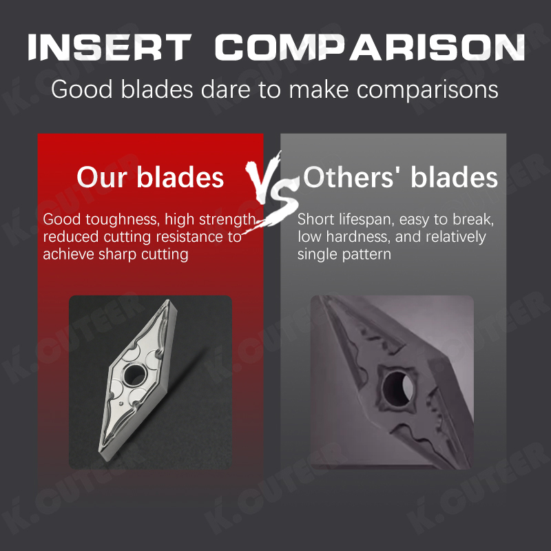 CNC Lathe Insert Vbmt Machining Steel Parts and Aluminum Parts Tools