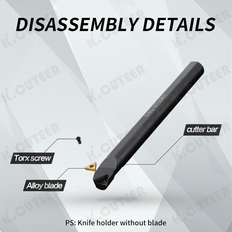 Screw Type Internal Turning Tool Lathe Turning CNC Cutting Tool Cutter Bar