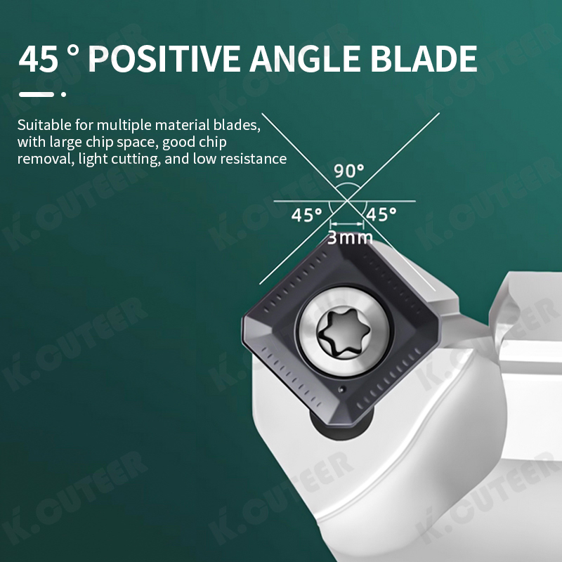 Km12 Fast Feeding Alloy End Mill Milling Machining Slab Face Milling Cutter