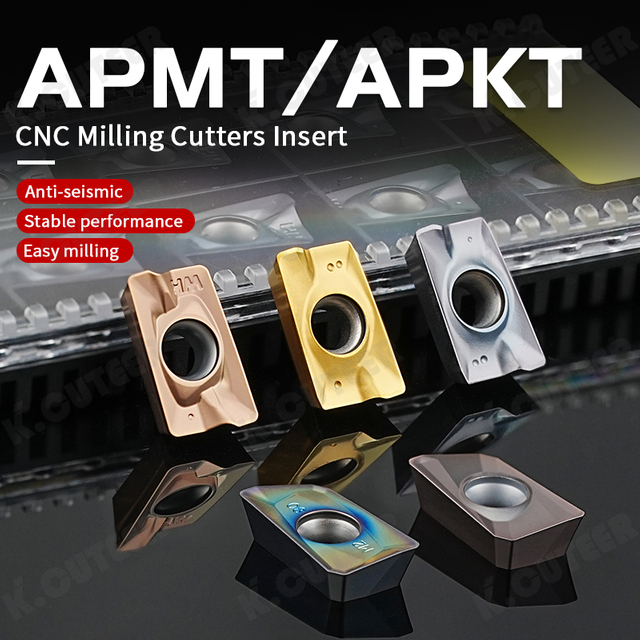 High-Quality Carbide Inserts Apmt CNC Lathe Parts Tool Milling Inserts CNC Tools