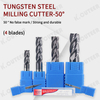 Premium 4-Flute Tungsten Steel End Mill for Precision Cutting