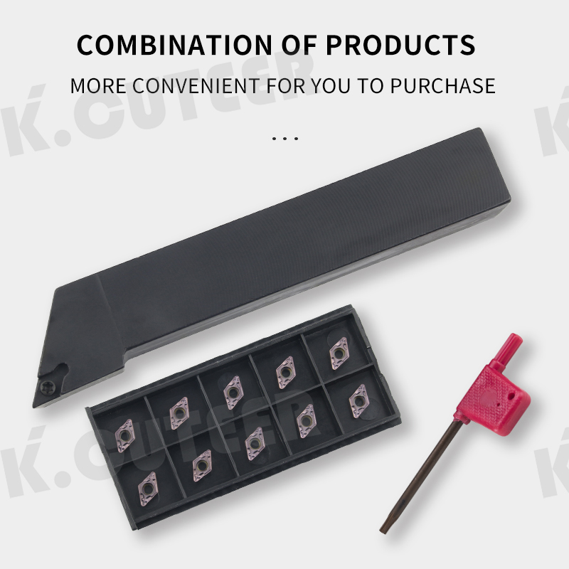 Precision CNC External Turning Tool - Sdjcr Lathe Tool with Diamond-Shaped Insert