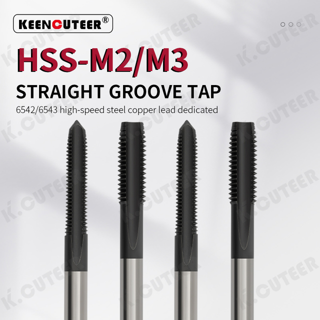 Machine Tap Black Spiral Tap Metric Metal Self-Tapping Thread Tap