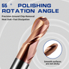 Tungsten Steel Ball Nose End Mill HRC55 0.5-4mm Tungsten Steel Ball Nose