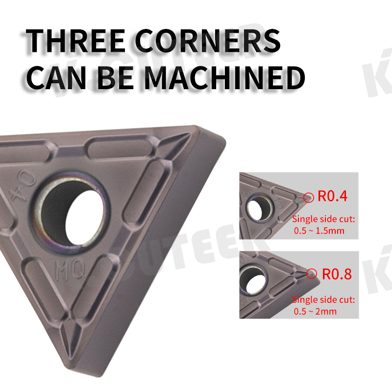  Carbide Insert External Turning Tool Triangular Blade Stainless Steel Cutter CNC Lathe