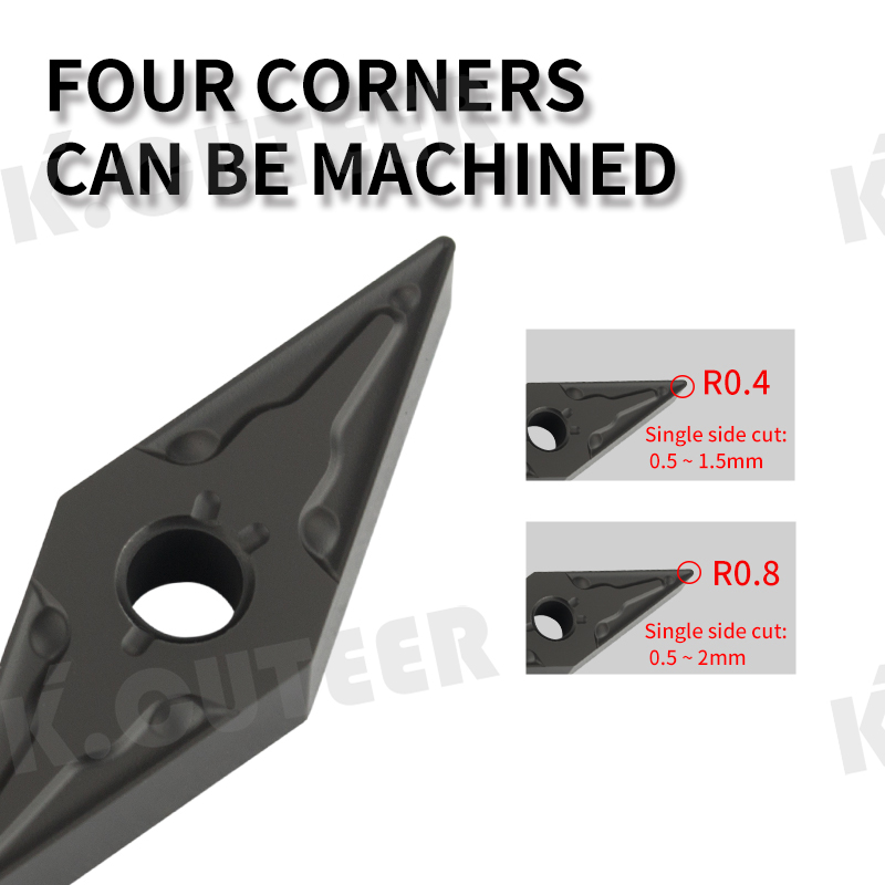 VNMG Blade for Steel VNMG16 MA/TM YZ6030 JC5020 JC800 Carbide Insert for MVQNR/L