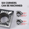 SCGT Carbide Insert for Aluminum SSDCN External Turning Tool Blade Lathe Parts CNC Cutter