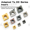  lathe cutter tool cnc Spring steel shockproof plus hardness CCMT Carbide Inserts