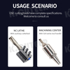 U drill shank, violent drill, fast water jet drill bit, WC blade shank