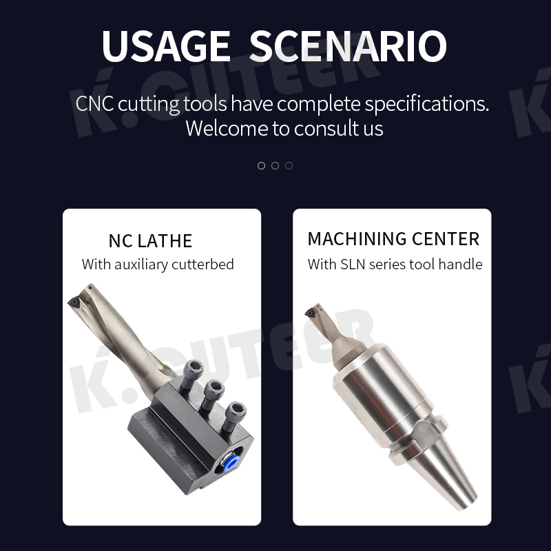 U drill shank, violent drill, fast water jet drill bit, WC blade shank