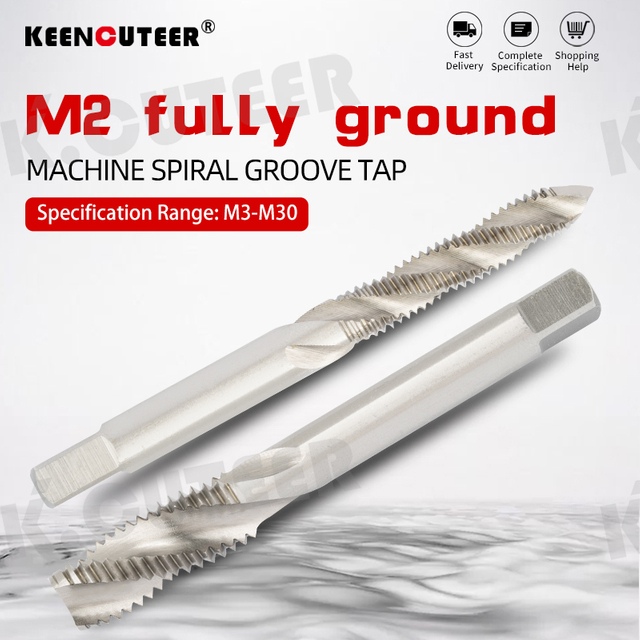 wholesale high quality M2 fully ground Machine spiral Groove Tap .
