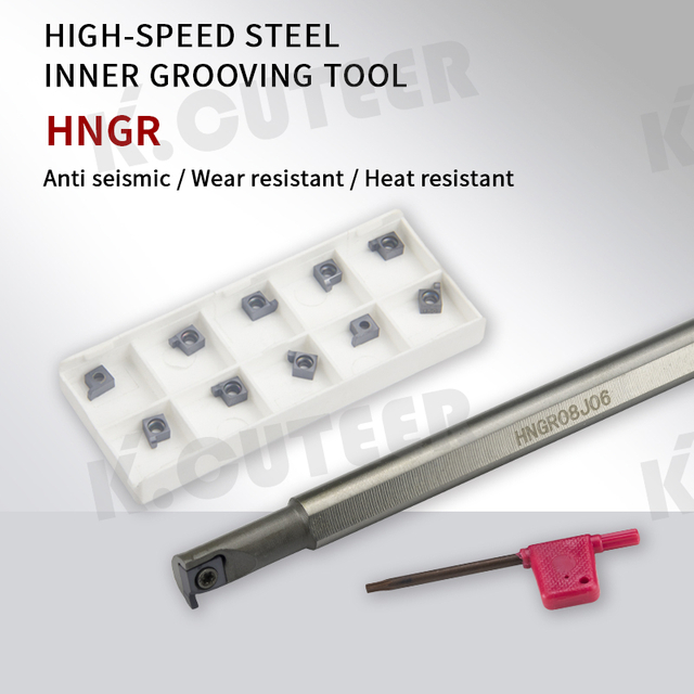  High Speed Steel Tools Inner Diameter Groove Turning Tool Boring Bar Carbide Insert