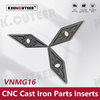 CNC VNMG160404 VNMG160408 GCast Iron Parts Inserts for MVJNR CNC turning tools