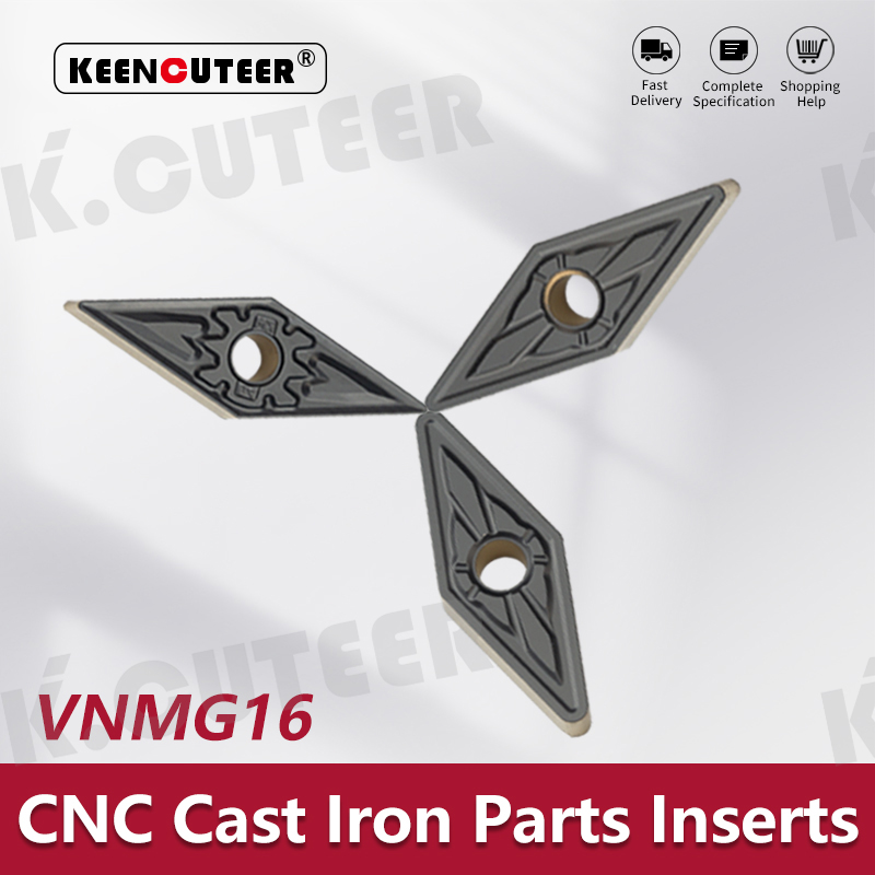 CNC VNMG160404 VNMG160408 GCast Iron Parts Inserts for MVJNR CNC turning tools