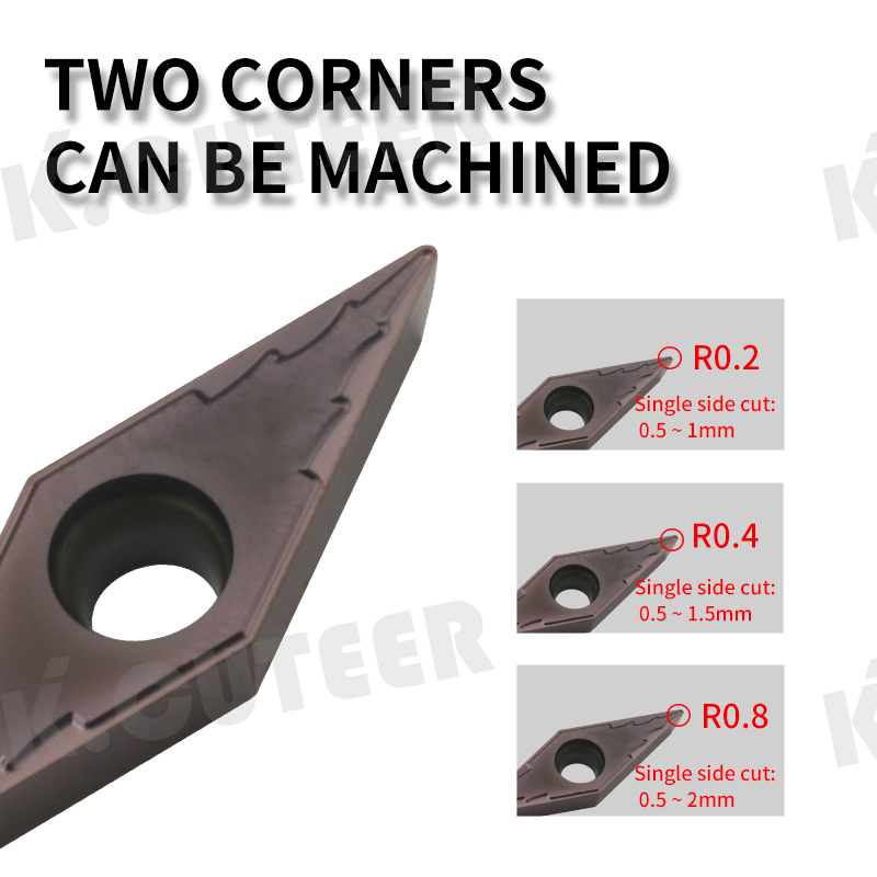 Carbide Insert for SVJCR/L External Turning Tool Stainless Steel Blade Cutter CNC Lathe