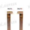Spring steel 7-Shaped Face Groove Cutter Double Head Turning Tool Holder 