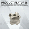 M12/BAP 400R Face Aluminium Plane Head End Mill Milling Cutter Hardness Tools