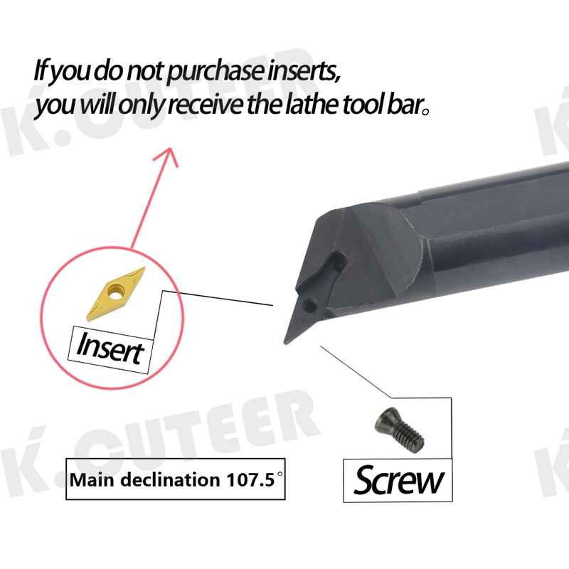 SVQBR S20R-SVQBR11 S25S-SVQBR16 lathe cutter Internal Turning Tool Holder Boring Bar 