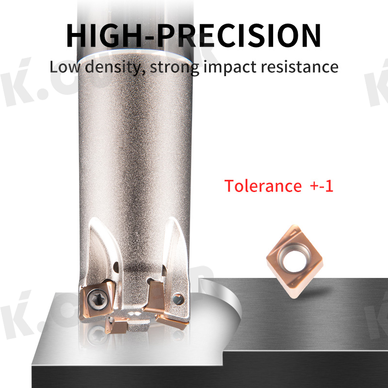 Fast-Feed milling cutter bar for 4NKT060308 double-sided right-angle milling cutter insert
