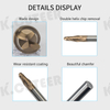 2 Edge Tungsten Steel Ball End Milling Cutter HRC62 Degree Tungsten Steel 