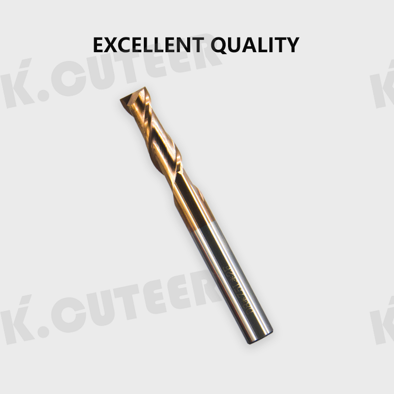 HRC60 End Mill Tungsten Steel Straight Shank Milling Cutter CNC Machines Tools