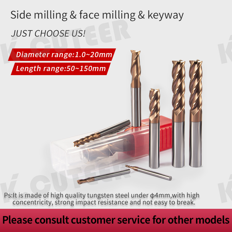 Tungsten Shank Milling Cutter CNC Machines Tools Alloy Coating Carbide for Lathe