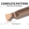 Dovetail Grooving Cutter CNC Cutting Tools Shallow Grooving Inserts Lathe Tools For Steels