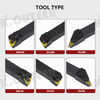 95 Degree CNC External Turning Tool Holder DWLNR/L DCLNR/L DVJNR/L