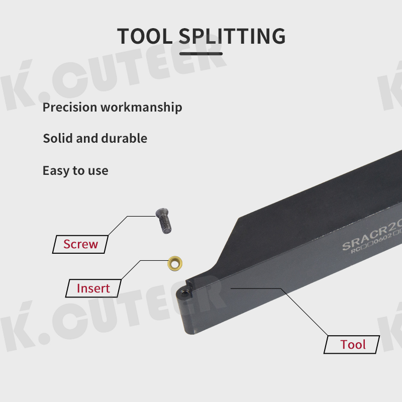 SRACR2020K06 SRACR/L2525M06 CNC for RCMT Carbide Inserts Turning Arbor Lathe Cutter Bar 