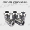CNC Mechanical Water Stop Chuck High Precision ERS16/20/25/32 Center Outlet Collet