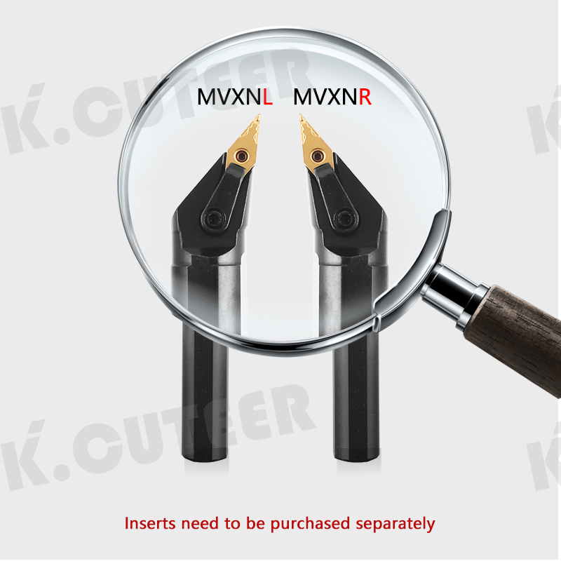  Internal Turning Tool Holder VNMG16 Carbide Inserts Lathe Bar CNC Cutting Tools 