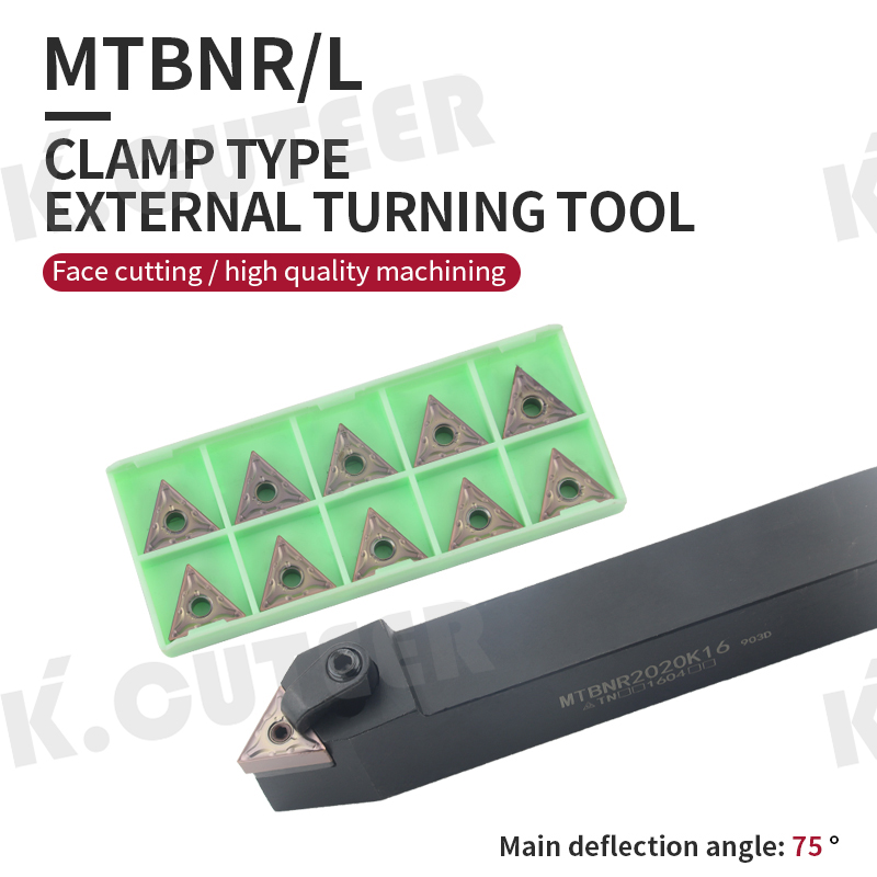 CNC lathe tool external cylindrical turning tool holder MTBNR composite triangular blade