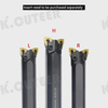 Double-head CNC lathe S25R/S32S-MW08R/S20R-SCLCR09-H cylindrical bore sharing a clamp boring tool