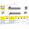 MWLNR2020 MWLNR1616 MWLNR2525 External Turning Tool Holder 