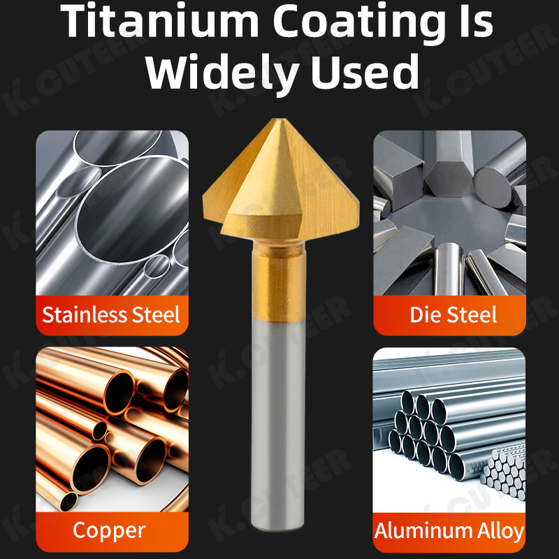 Precision 90 Degree Chamfer Tool for CNC and Metal Fabrication