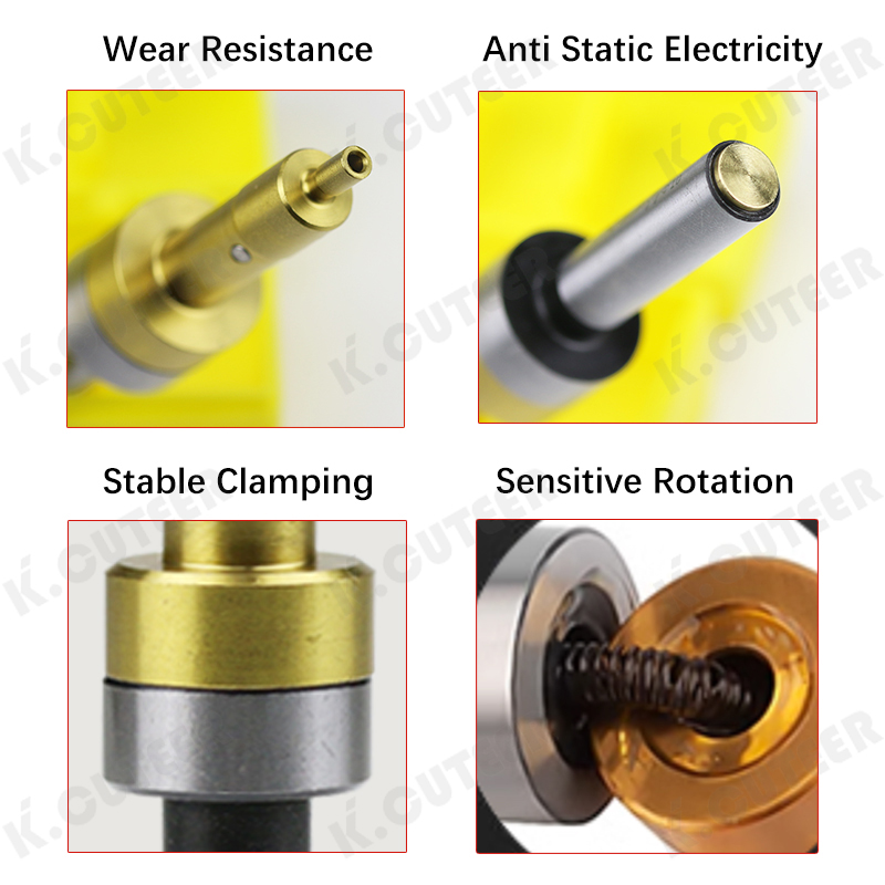 High-Precision CNC Edge Finder Tool with Spring Mechanism