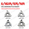 PCD Diamond Tools Carbide Inserts CNC Threading Inserts Indexable Lathe Tools